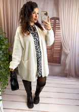 Charger l'image dans la galerie, Gilet mi long beige KELLY (36 au 46)