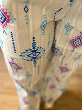 Charger l'image dans la galerie, Pantalon motif bleu LARA (S,M,L)