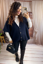 Charger l'image dans la galerie, Gilet sans manches bleu marine PRUNE (40 au 50)