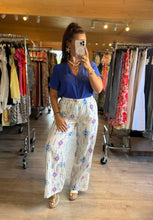 Charger l'image dans la galerie, Pantalon motif bleu LARA (S,M,L)