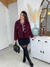 Charger l'image dans la galerie, Veste bordeaux ARIANA (36 au 44)