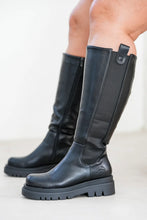 Charger l'image dans la galerie, Bottes Carmelyna noir GIULIA xxl (37 au 43) Bottes spécial mollets larges