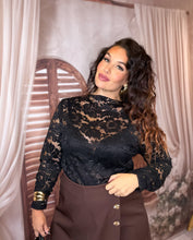 Charger l'image dans la galerie, Top en dentelle noir ILONA (36 au 46)