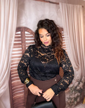 Charger l'image dans la galerie, Top en dentelle noir ILONA (36 au 46)