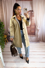 Charger l'image dans la galerie, Trench réversible vichy SANA beige (36 au 44)