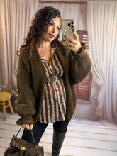 Charger l'image dans la galerie, Maxi gilet chocolat SANDRINE (36 au 48)