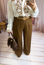 Charger l'image dans la galerie, Pantalon de costume fluide chocolat BILL( 38 au 46 )