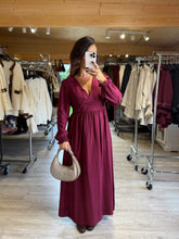 Charger l'image dans la galerie, Robe longue bordeaux CINTHIA (36 au 40)