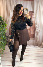 Charger l'image dans la galerie, Jupe/short chocolat MARGOT (36 au 48)