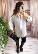 Charger l'image dans la galerie, Poncho uni beige LANA (36 au 44)