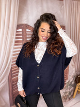 Charger l'image dans la galerie, Gilet sans manches bleu marine PRUNE (40 au 50)