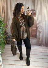 Charger l'image dans la galerie, Maxi gilet chocolat SANDRINE (36 au 48)