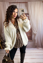 Charger l'image dans la galerie, Maxi gilet beige SANDRINE (36 au 48)