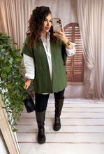 Charger l'image dans la galerie, Poncho uni kaki LANA (36 au 44)