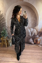 Charger l'image dans la galerie, Robe longue à sequin argentée STAR (36 au 40)