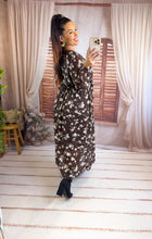 Charger l'image dans la galerie, Robe longue chocolat SERENA (42 au 48)