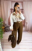 Charger l'image dans la galerie, Pantalon de costume fluide chocolat BILL( 38 au 46 )