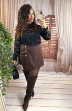 Charger l'image dans la galerie, Jupe/short chocolat MARGOT (36 au 48)