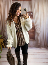 Charger l'image dans la galerie, Maxi gilet beige SANDRINE (36 au 48)