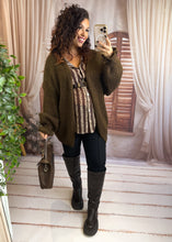 Charger l'image dans la galerie, Maxi gilet chocolat SANDRINE (36 au 48)