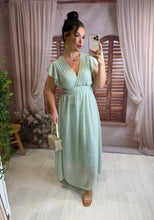 Charger l'image dans la galerie, Robe vert d'eau LISANDRA (34 au 48 )