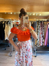 Charger l'image dans la galerie, Jupe style portefeuille Baila orange ( 34/36/38)