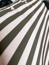 Charger l'image dans la galerie, Chemise rayée rose/kaki VERA (40 au 48)