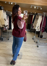 Charger l'image dans la galerie, Gilet sans manches bordeaux YOU (34 au 48 )