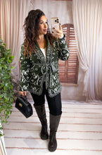 Charger l'image dans la galerie, Gilet motif bandana kaki HARZEL (34 au 40)