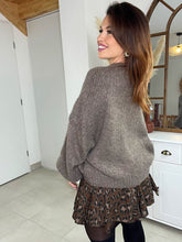 Charger l'image dans la galerie, Pull marron/taupe Inaya ( 34 au 44)