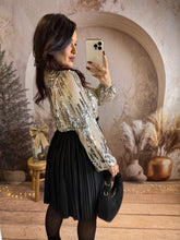 Charger l'image dans la galerie, Body beige à sequin argenté LIVIA (36 au 42 ) ⭐️