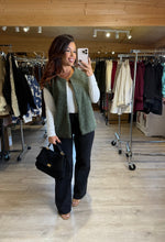 Charger l'image dans la galerie, Gilet sans manches kaki YOU (34 au 48)