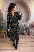 Charger l'image dans la galerie, Robe longue à sequin argentée STAR (36 au 40)