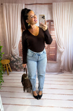 Charger l'image dans la galerie, Jeans mom fit bleu MADELEINE (34 au 42)