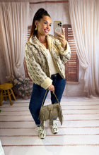 Charger l'image dans la galerie, Veste polaire réversible beige CASSANDRA (36 au 44)