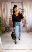 Charger l'image dans la galerie, Jeans mom fit bleu MADELEINE (34 au 42)