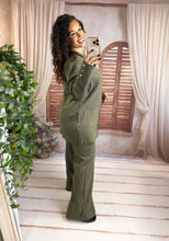 Charger l'image dans la galerie, Ensemble cosy gilet long + pantalon kaki ANNAÉ (36 au 42)