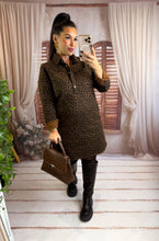 Charger l'image dans la galerie, Robe en jean motif léopard YOUNA (34 au 48)