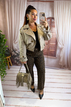 Charger l'image dans la galerie, Veste courte en suédine beige BLAIR (36 au 42)