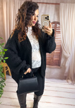Charger l'image dans la galerie, Maxi gilet noir SANDRINE (36 au 48)