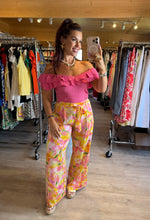 Charger l'image dans la galerie, Pantalon jaune/rose ELLY (S,M,L)