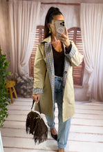 Charger l'image dans la galerie, Trench réversible vichy SANA beige (36 au 44)