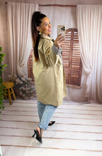 Charger l'image dans la galerie, Trench réversible vichy SANA beige (36 au 44)