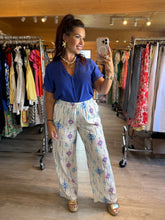 Charger l'image dans la galerie, Pantalon motif bleu LARA (S,M,L)